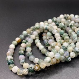 Tree Agate Crystal Bracelet Set of Two